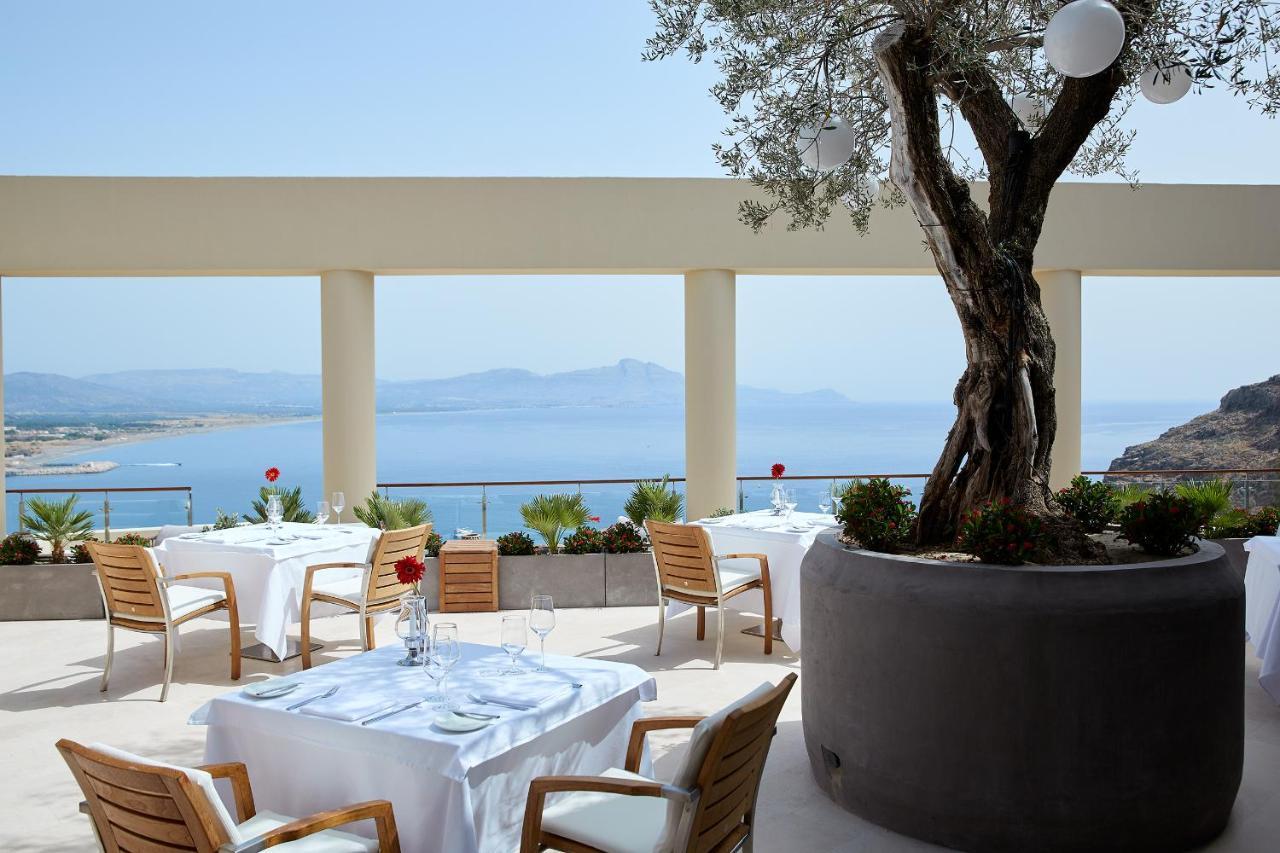 Lindos Blu Luxury Hotel-Adults Only Bagian luar foto
