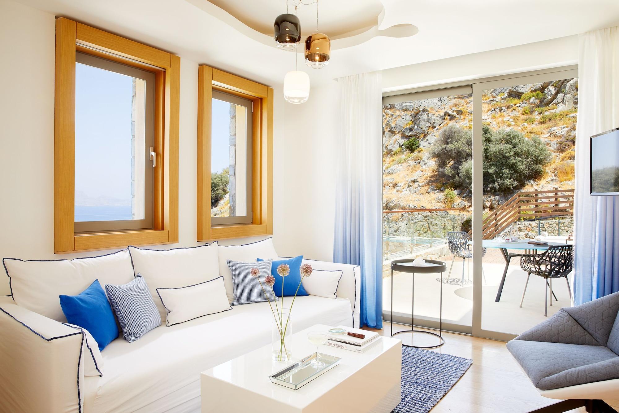 Lindos Blu Luxury Hotel-Adults Only Bagian luar foto