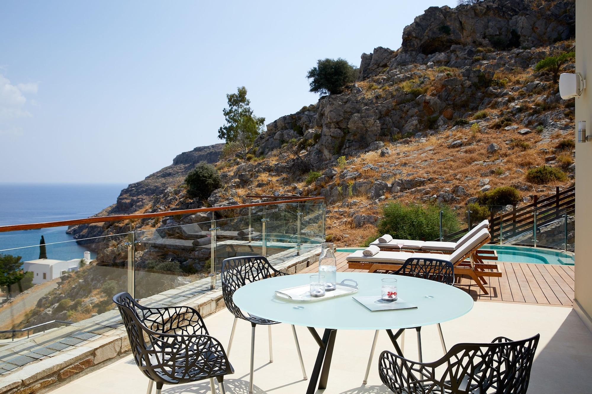Lindos Blu Luxury Hotel-Adults Only Bagian luar foto