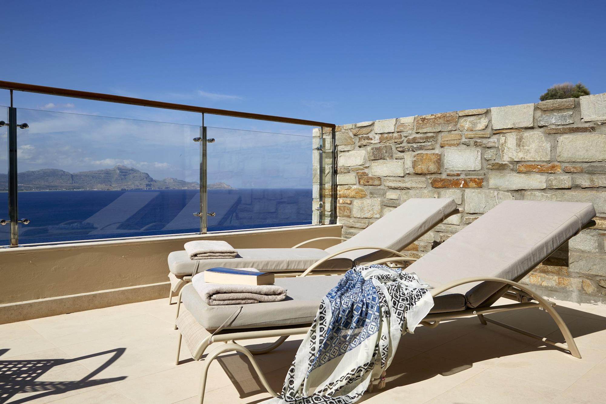 Lindos Blu Luxury Hotel-Adults Only Bagian luar foto