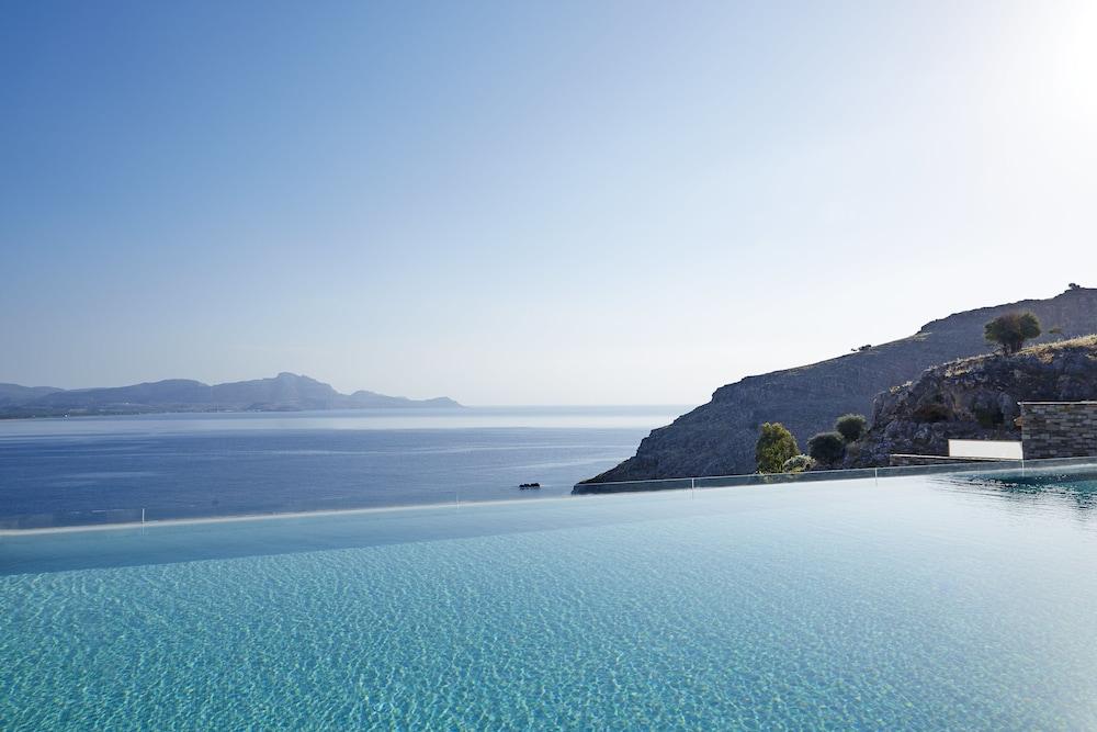 Lindos Blu Luxury Hotel-Adults Only Bagian luar foto