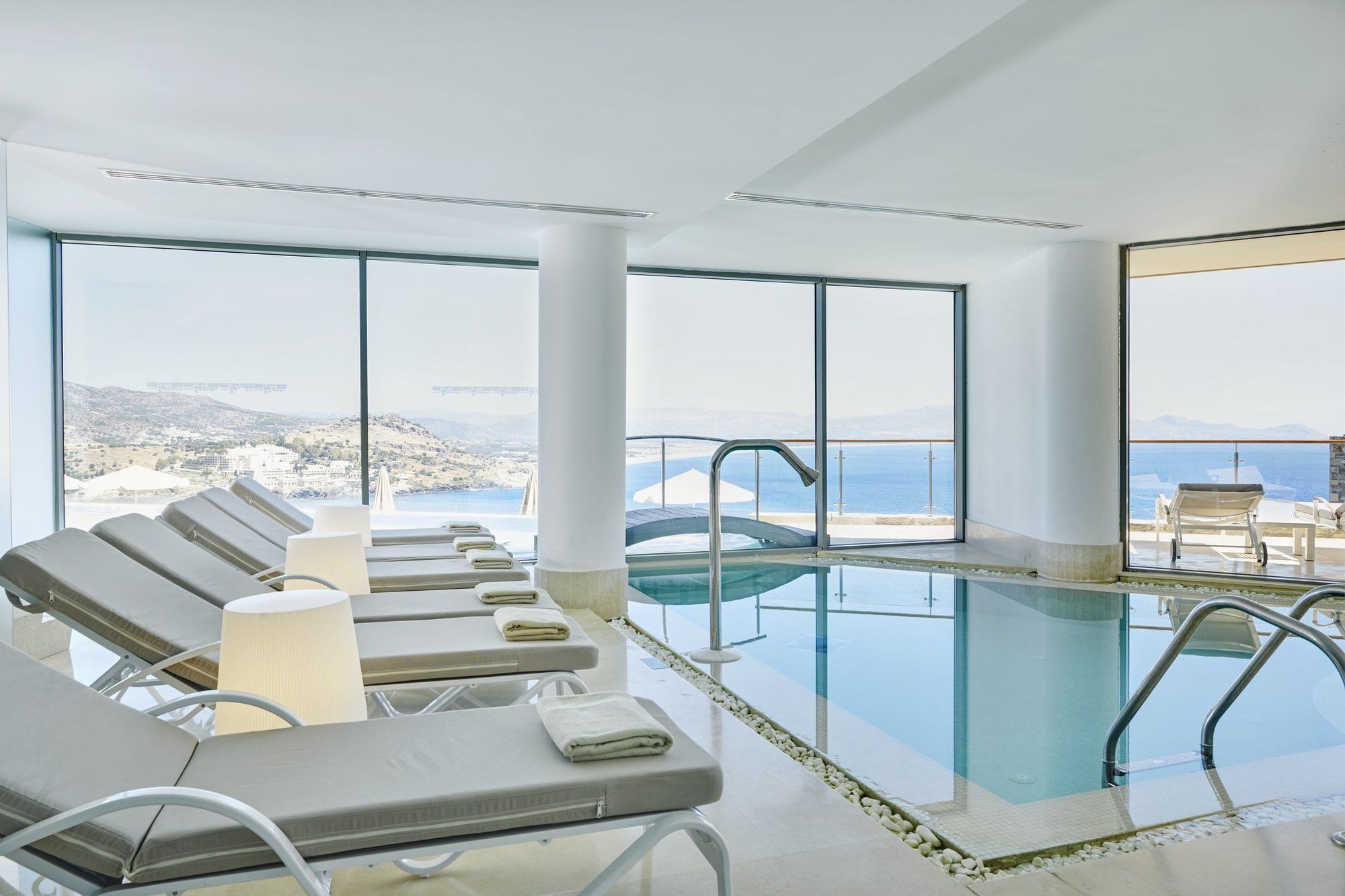 Lindos Blu Luxury Hotel-Adults Only Bagian luar foto
