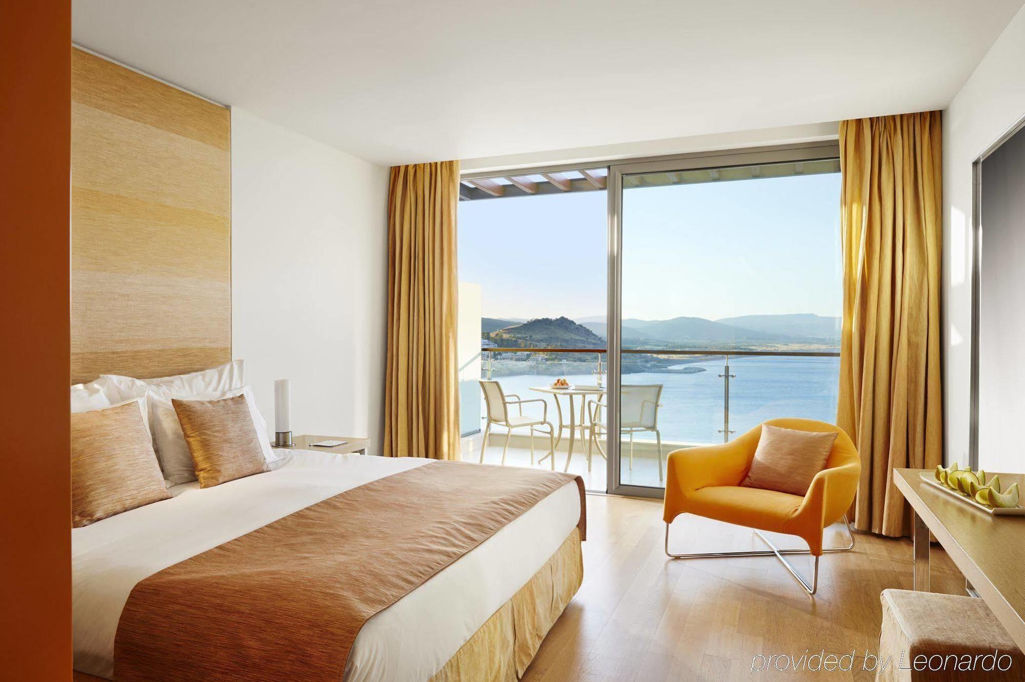 Lindos Blu Luxury Hotel-Adults Only Bagian luar foto