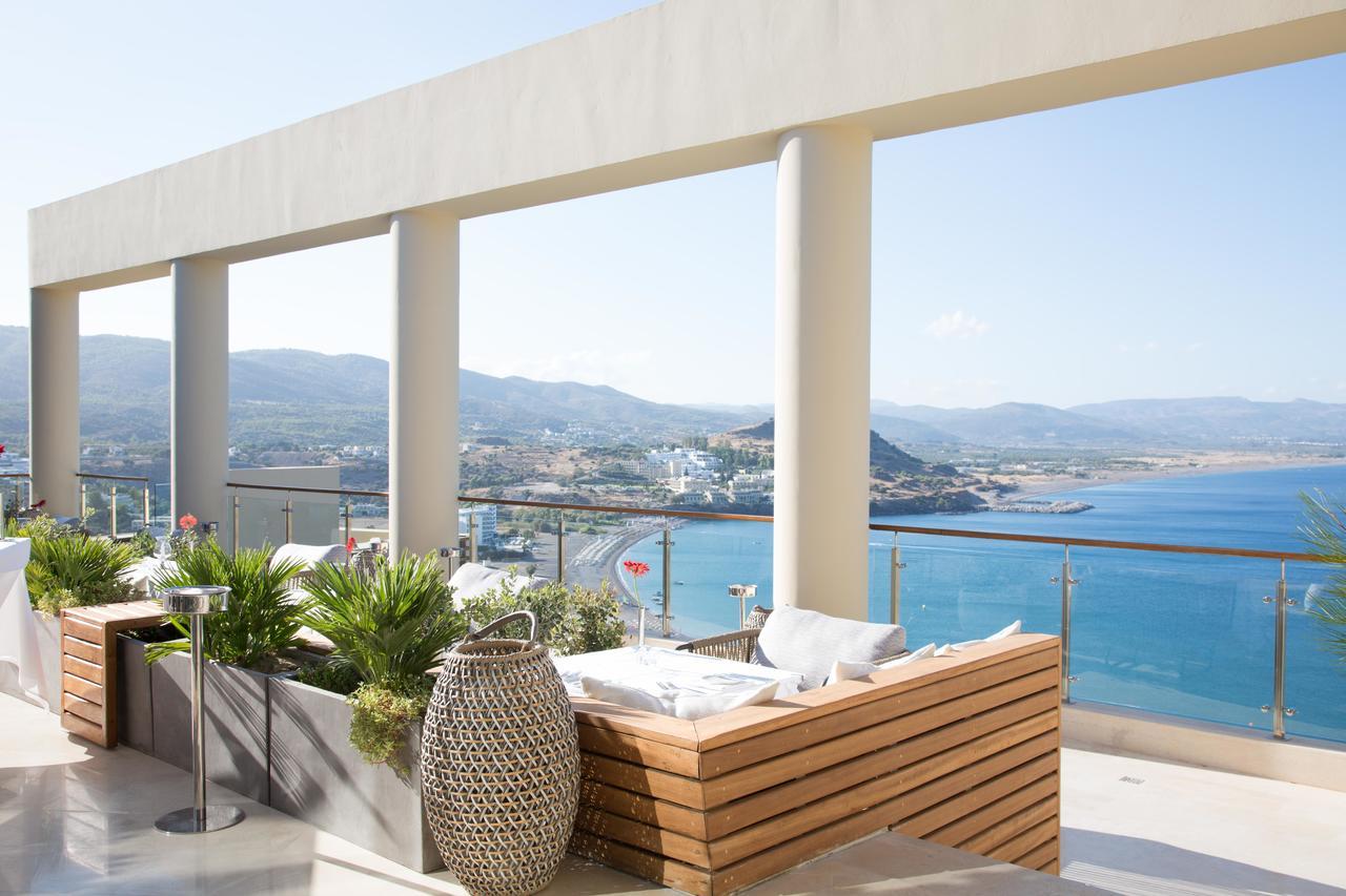 Lindos Blu Luxury Hotel-Adults Only Bagian luar foto