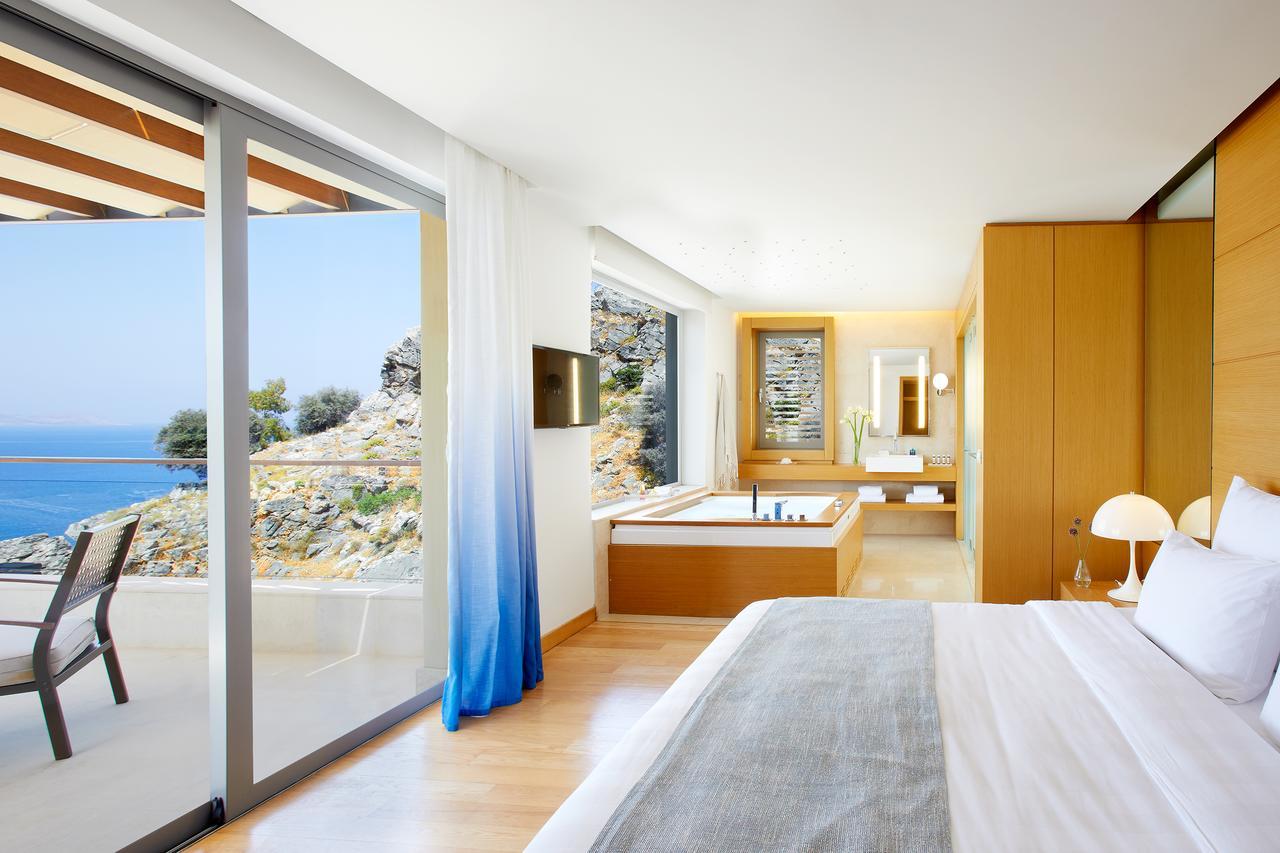 Lindos Blu Luxury Hotel-Adults Only Bagian luar foto