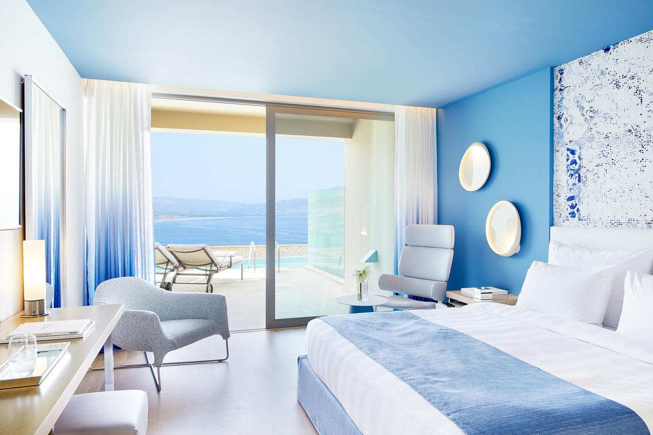Lindos Blu Luxury Hotel-Adults Only Bagian luar foto