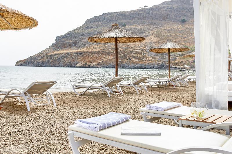 Lindos Blu Luxury Hotel-Adults Only Bagian luar foto