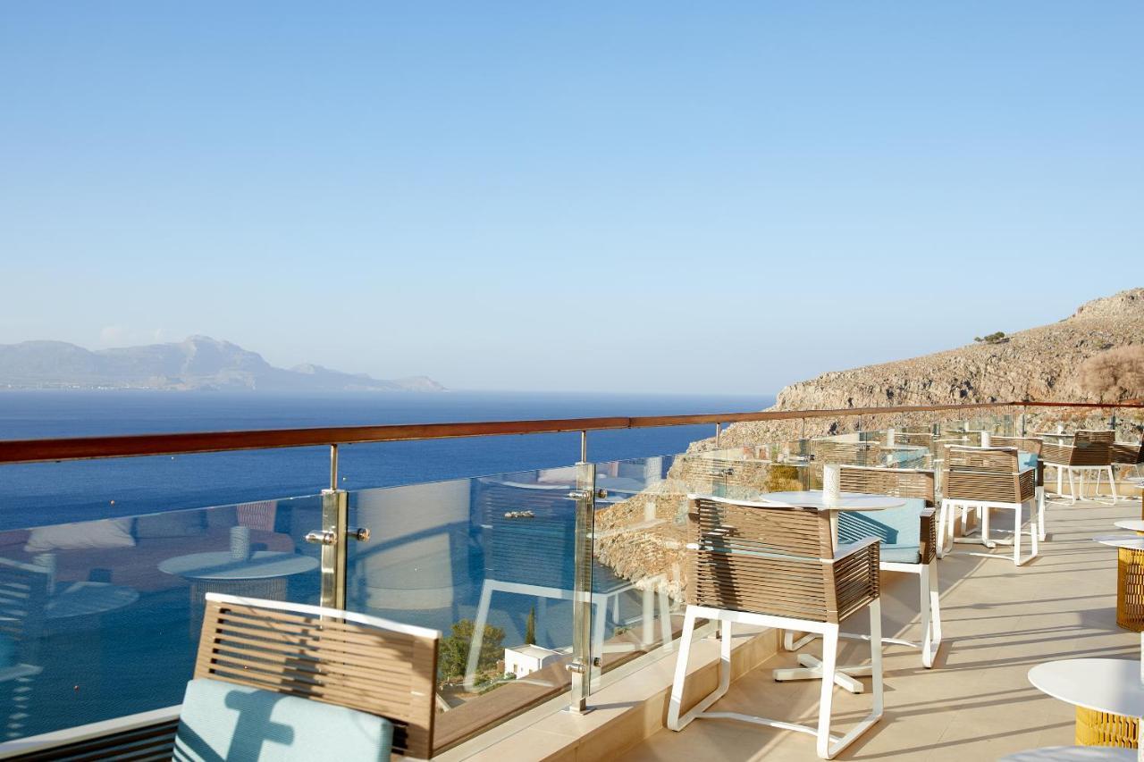 Lindos Blu Luxury Hotel-Adults Only Bagian luar foto