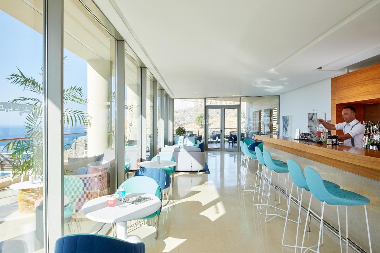 Lindos Blu Luxury Hotel-Adults Only Bagian luar foto